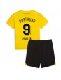 Borussia Dortmund Sebastien Haller #9 Domácí dres pro děti 2023-24 Krátký Rukáv (+ trenýrky)